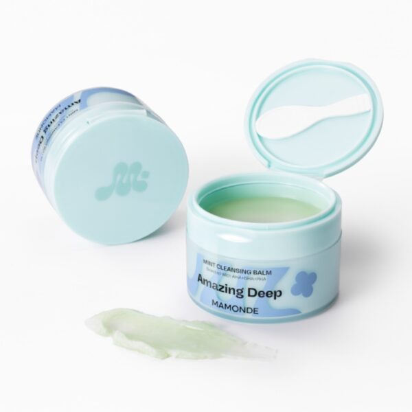 Mamonde Amazing Deep Mint Cleansing Balm Set (+Pore Brush) - Image 6