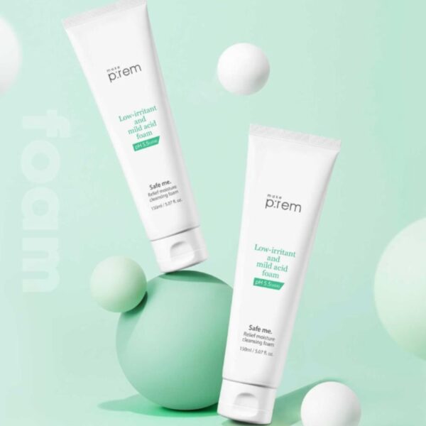 makeprem Safe Me Relief Moisture Cleansing Foam 1+1 Special Set - Image 2