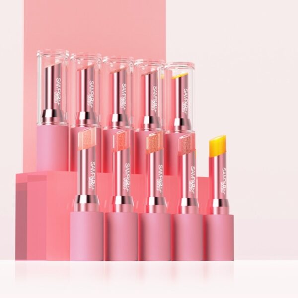 Sampar Addict Double Ring Lip Balm [#03 Peony] - Image 2