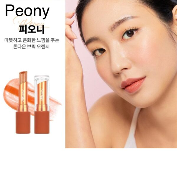 Sampar Addict Double Ring Lip Balm [#03 Peony] - Image 7