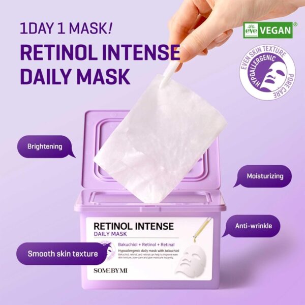 NEW💖 SOME BY MI Retinol Intense Daily Mask [#30 masks] - Image 2