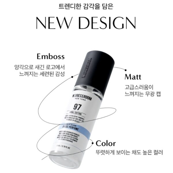 W.DRESSROOM Dress & Living Clear Perfume 160ml [#4 Colors] - Image 2