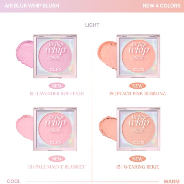 CLIO Air Blur Whip Blush [#6 Colors] (+Brush) - Image 5