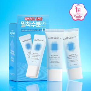 Cell Fusion C Aquatica Sunscreen 100 1+1 Twin Pack SPF 50+PA++++