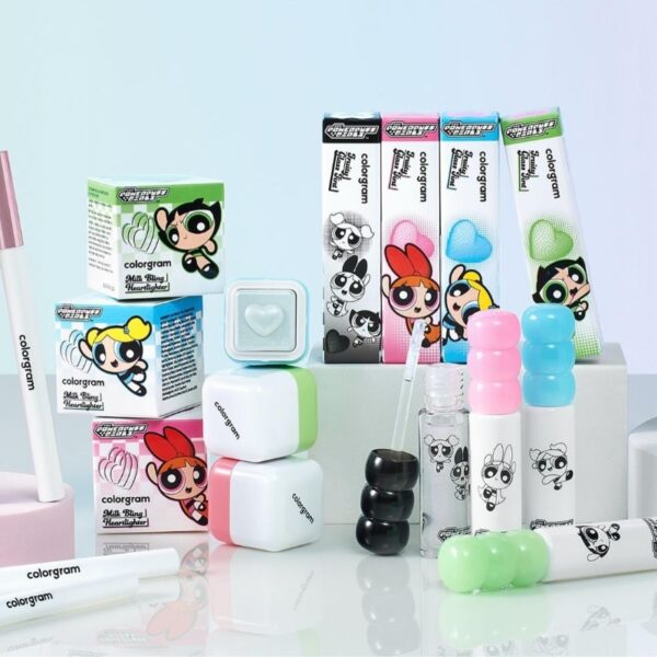 NEW💖THE POWERPUFF GIRLS x Colorgram Milk Bling Heartlighter [#5 #6 #7] - Image 8