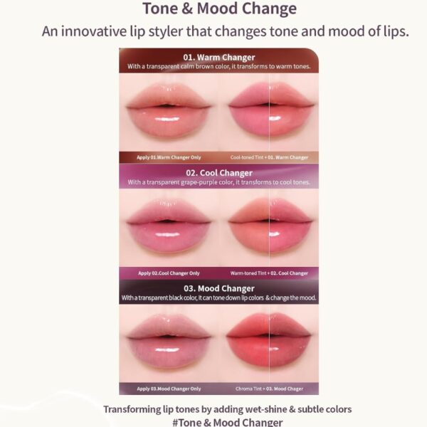 NEW💖 Heart Percent Top Coating Lip Plumper [#Warm #Cool] - Image 7