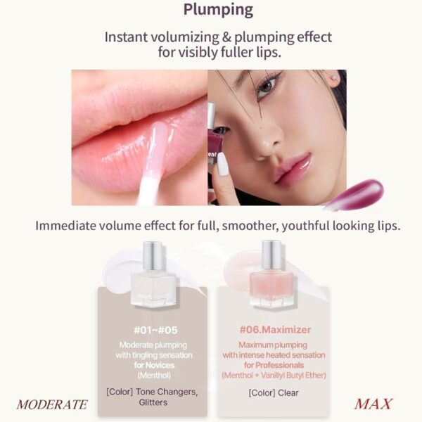 NEW💖 Heart Percent Top Coating Lip Plumper [#Warm #Cool] - Image 8