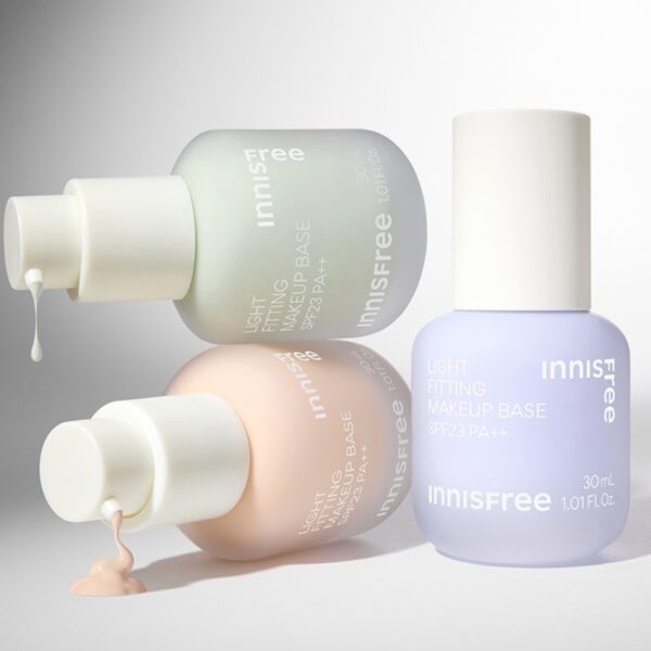innisfree Light Fitting Makeup Base SPF23 PA++ [#02 Green] - Image 5