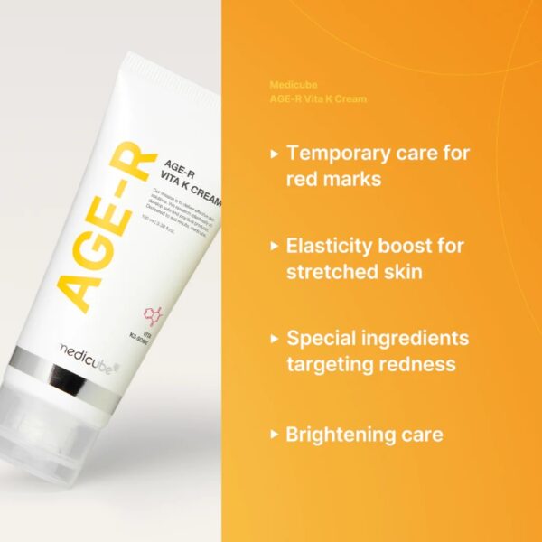 Medicube Age-R Vita K Cream 100g (+Zero Exosome Shot 2000 mini) - Image 3