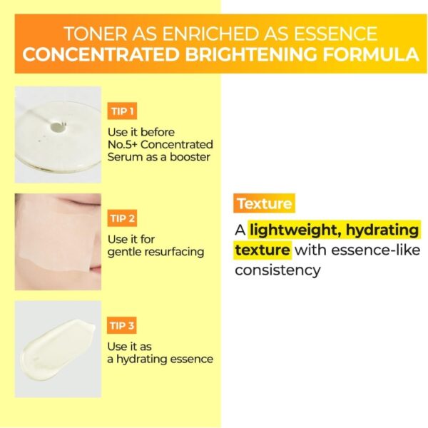 numbuzin No. 5 Vitamin Boosting Essential Toner - Image 5