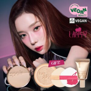 Espoir Pro Tailor Be glow Cushion New Class SPF42 PA++ Set [#20 Vanilla] (+Refill +mini Foundation + Air Puff)