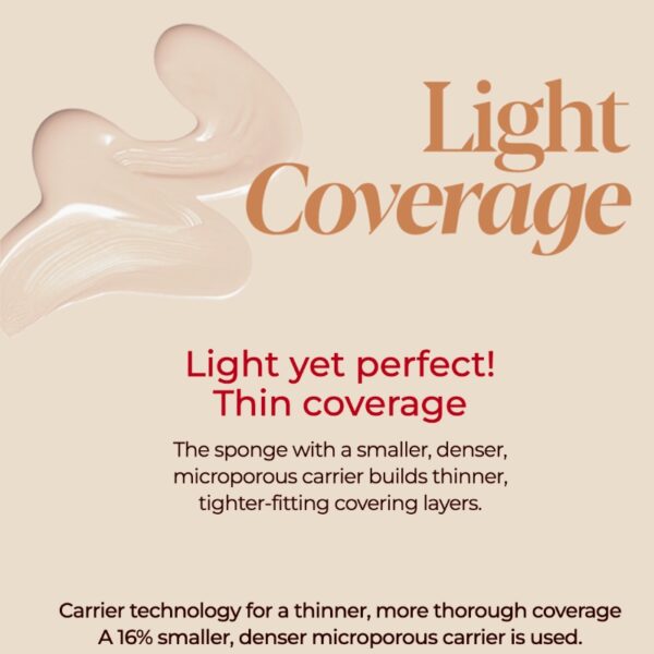 Espoir Pro Tailor Be glow Cushion New Class SPF42 PA++ Set [#20 Vanilla] (+Refill +mini Foundation + Air Puff) - Image 6