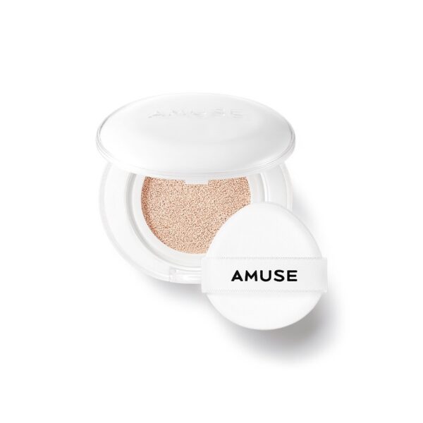AMUSE Ceramic Skin Perfector Cushion SPF40PA+ Set [#01 Porcelain](+Refill) - Image 4