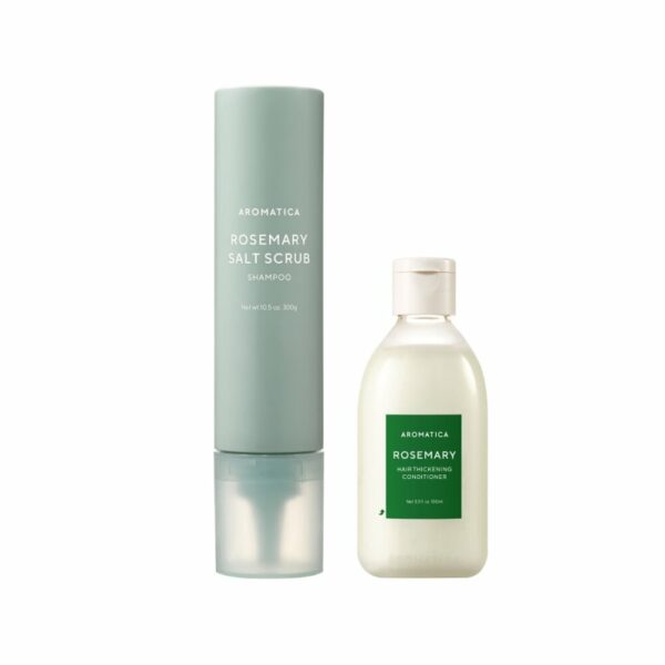 AROMATICA Rosemary Salt Scrub Shampoo Special Set (+Conditioner) - Image 2