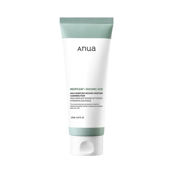 Anua Heartleaf Succinic Moisture Cleansing foam
