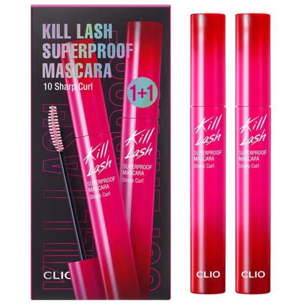 Clio Kill Lash Superproof Mascara 1+1 Special Set [#10 Sharp Curl] - Image 9