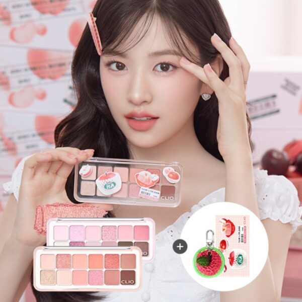 Clio Pro Eye Palette Air Special Set [#09 #10] (+Sticker+Keyring+ String Bag) - Image 2