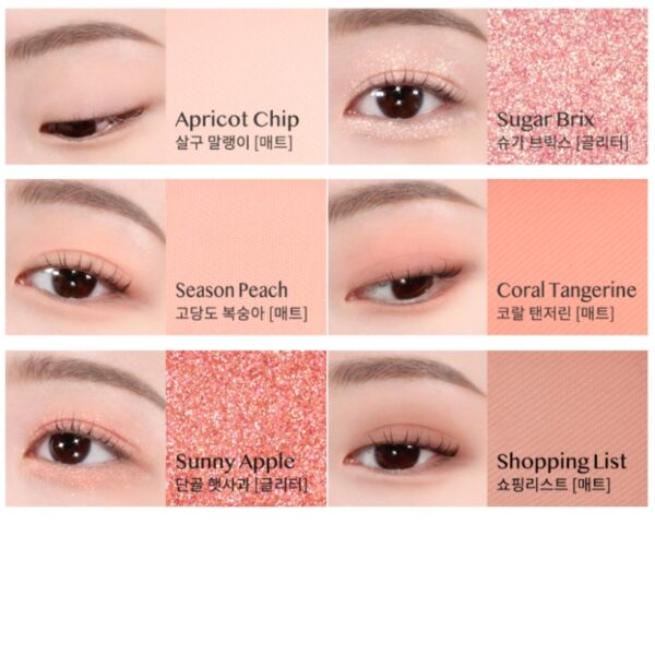 Clio Pro Eye Palette Air Special Set [#09 #10] (+Sticker+Keyring+ String Bag) - Image 4