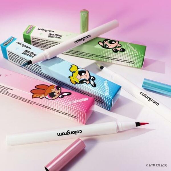Powerpuff Girlsx Colorgram Milk Bling Glitter Liner [#4 #5 #6]