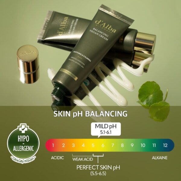 d'Alba Mild Skin Balancing Vegan Cream(+Cleanser 3 kit +Double Serum & Cream mini) - Image 2