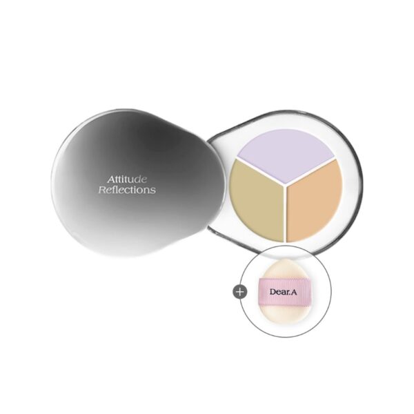 Dear.A Perfect Cover Concealer Palette + Puff Set [#C03]
