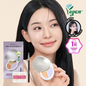 Dear.A Perfect Cover Concealer Palette Brush Set  (+Puff +Case)