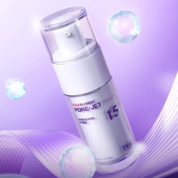 Dr.G Red Blemish Bakuchiol Pore Jet Serum 30mL Special Set (+Cream 10mL) - Image 2