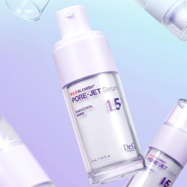 Dr.G Red Blemish Bakuchiol Pore Jet Serum 30mL Special Set (+Cream 10mL) - Image 3
