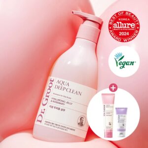 Dr. Groot Aqua Deep Clean Shampoo 330mL Set (+100ml +Treatment 50ml) [#oily #itchy]