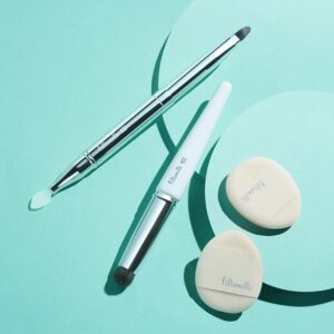Fillimilli Glowy Overlip Brush Duo Special Set (+ Tapping Puff 2P)