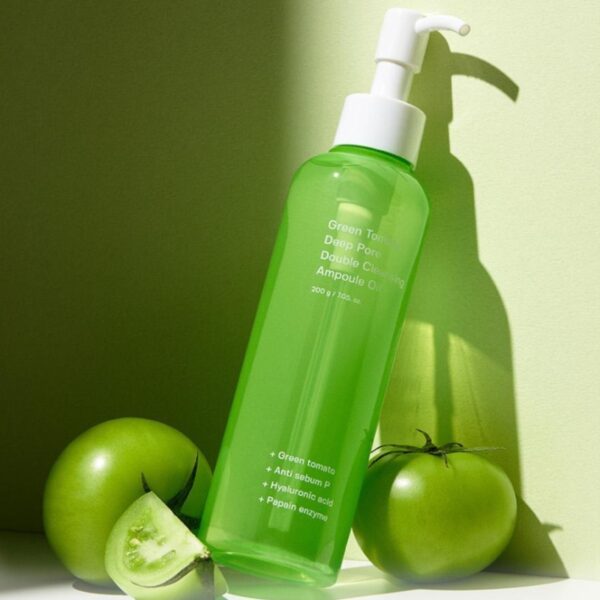 sungboon editor Green Tomato Deep Pore Double Cleansing Ampoule Oil - Image 2