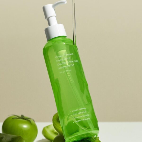 sungboon editor Green Tomato Deep Pore Double Cleansing Ampoule Oil - Image 4