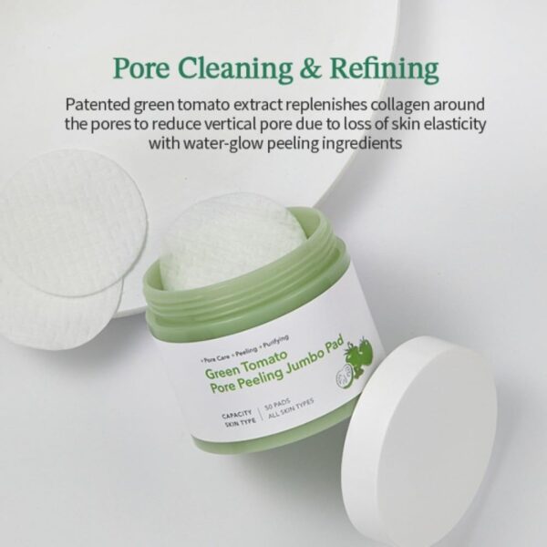 SUNGBOON EDITOR Green Tomato Pore Peeling Jumbo Pad - Image 2