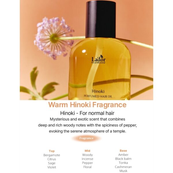 La’dor Perfumed Hair Oil  Hinoki Special Set (+Osmanthus 10ml) - Image 2
