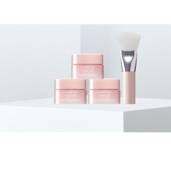 LANEIGE Bouncy&Firm Face Sleeping Mask 60ml (+20ml+SunCream 20ml) - Image 6