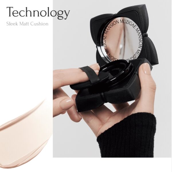 MUZIGAE MANSION Sleek Matt Cushion SPF50+PA++++ Set [#2 Colors] - Image 3