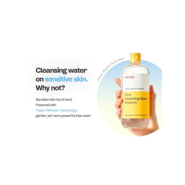 ma:nyo Pure Cleansing Water Sensitive 500ml - Image 5