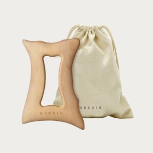 NEEDIN Face & Body Wood Massage Tool (+pouch)