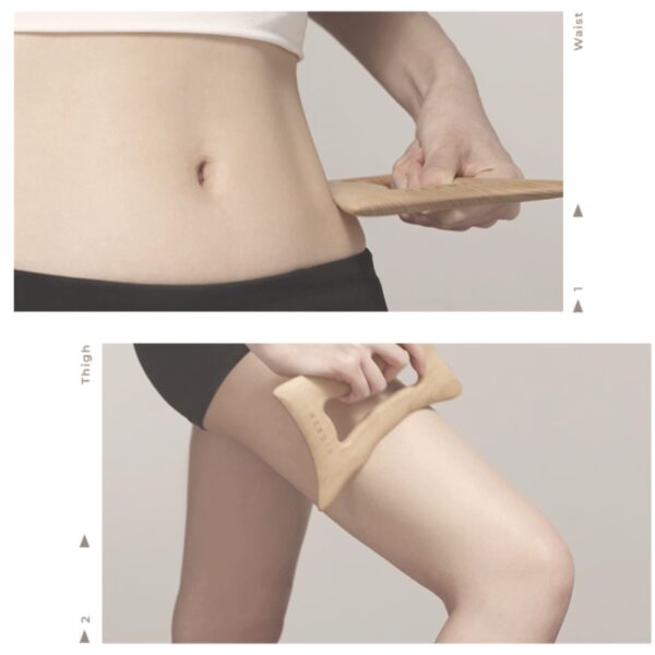NEEDIN Face & Body Wood Massage Tool (+pouch) - Image 4