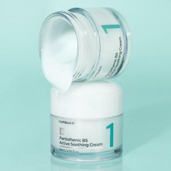 numbuzin No. 1 Pantothenic B5 Active Soothing Cream 80ml Double Pack - Image 4