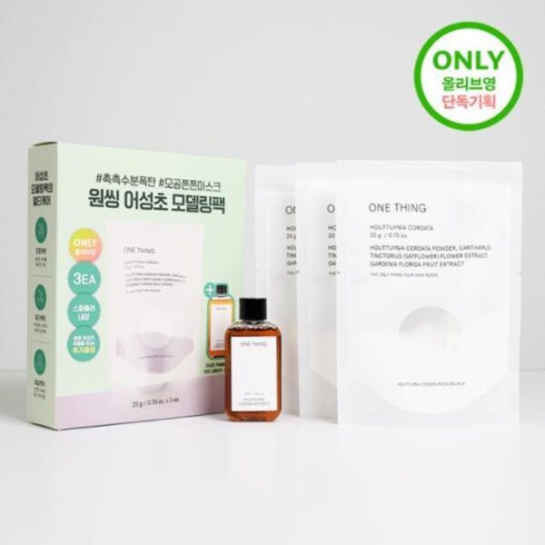 ONE THING Houttuynia Cordata Modeling Pack 3ea Special Set (+Houttuynia Cordata 40mL) - Image 2