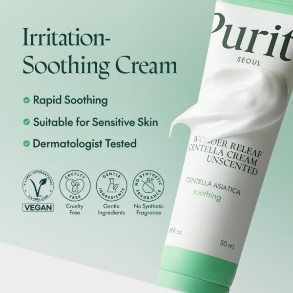Purito SEOUL Wonder Releaf Centella Cream Unscented - Image 2
