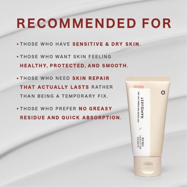 NEW💖 RAWQUEST Barrier Recovery Cream 80ml (+Essence 50ml) - Image 4