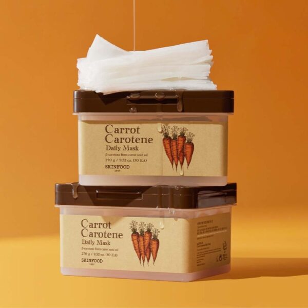 SKINFOOD Carrot Carotene  Daily Mask [30 Masks] - Image 2