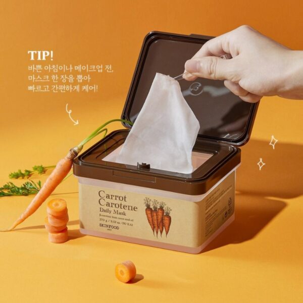 SKINFOOD Carrot Carotene  Daily Mask [30 Masks] - Image 4