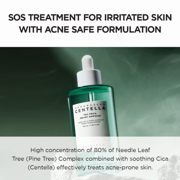 SKIN1004 Madagascar Centella Tea-Trica Relief Ampoule 100ml - Image 6