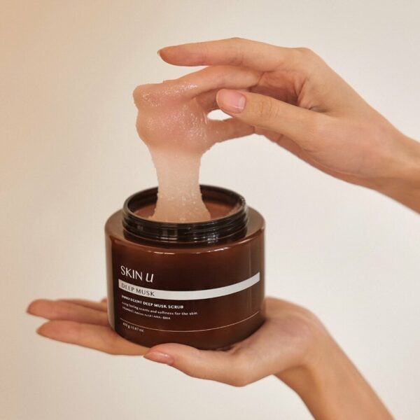 Skin U INNO:SCENT Vitamin Capsule Perfumed Scrub 450g [#Sunset Orange] (+Deep Musk scrub 30g) - Image 2