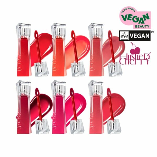 espoir Couture Lip Tint Glaze Set [#01 Apple Sorbet](+ mini Lip Gloss Rosy Beam) - Image 7