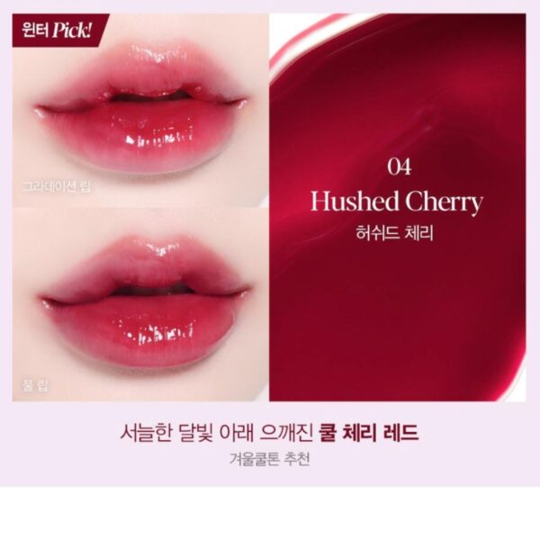 espoir Couture Lip Tint Glaze Set [#01 Apple Sorbet](+ mini Lip Gloss Rosy Beam) - Image 5