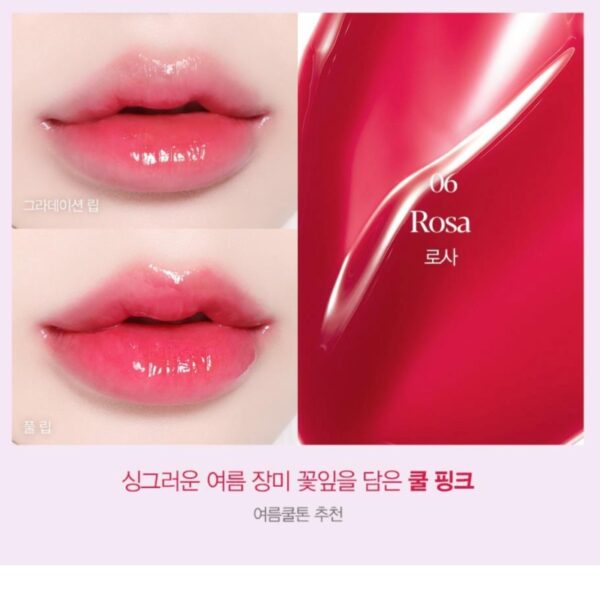 espoir Couture Lip Tint Glaze Set [#01 Apple Sorbet](+ mini Lip Gloss Rosy Beam) - Image 6